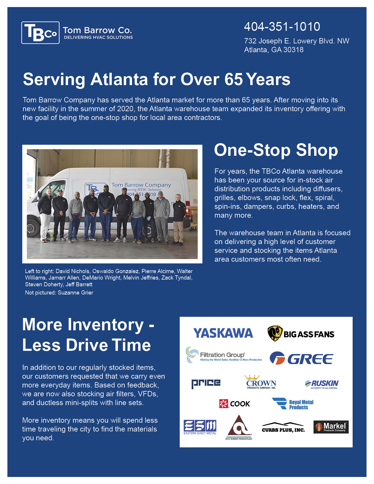 Branch Feature Serving Atlanta for Over 65 Years